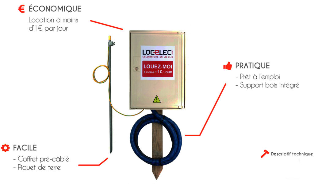 coffret électrique de chantier LocElec